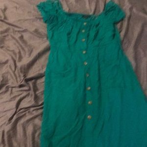 Green summer dress